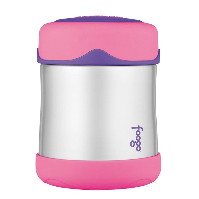 290ml Foogo® Stainless Steel Vacuum Insulated Food Jar - Pink