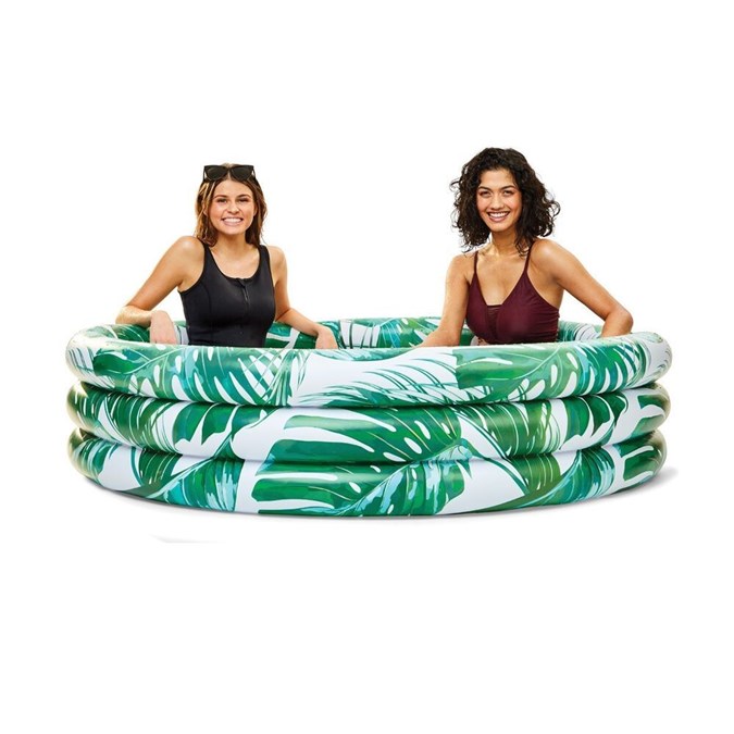 Rainforest inflatable pool, $25. Image: Kmart