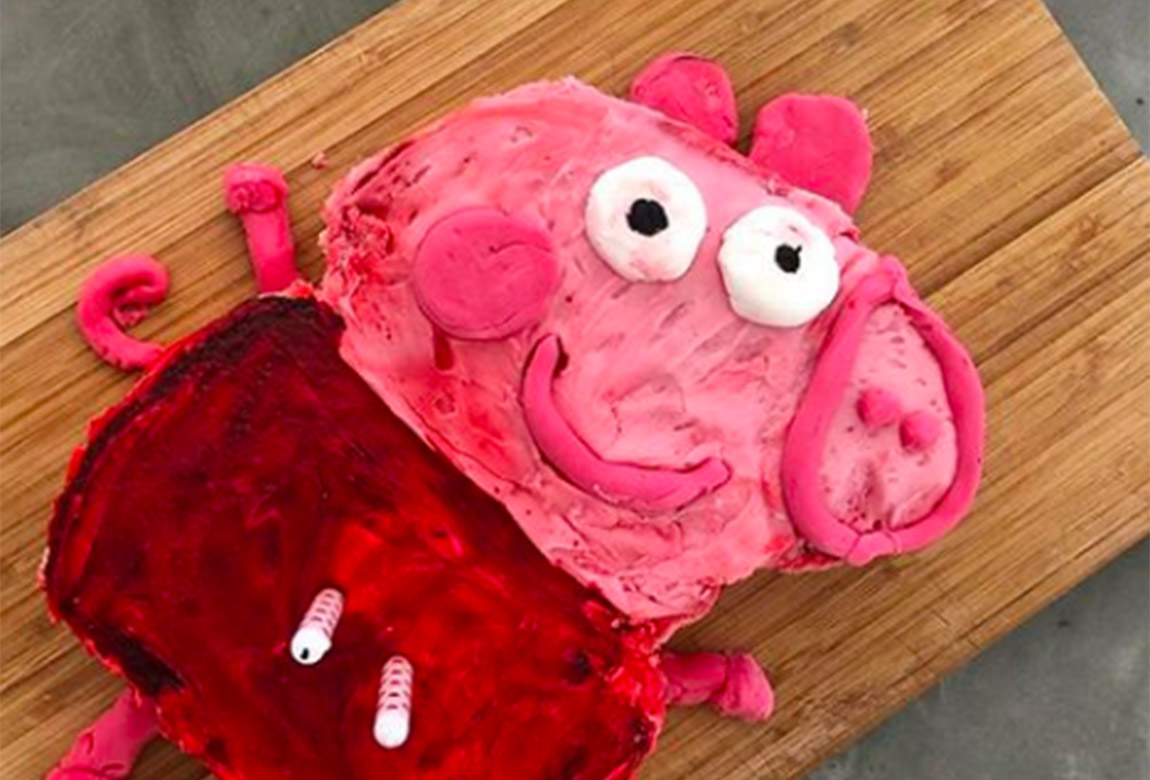 This Afl Star Wife S Peppa Pig Birthday Cake Fail Is Hilarious
