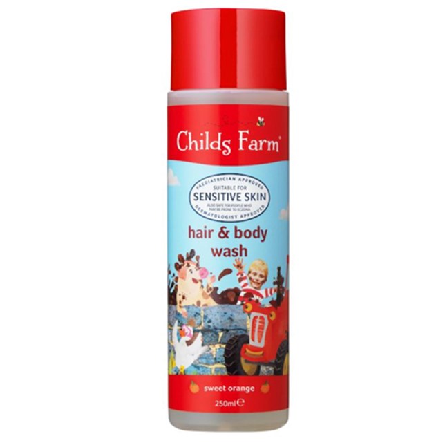 Childs Farm hair & body wash, sweet orange 250ml