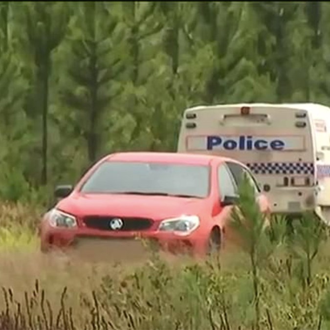 The bodies of William and his 46-year-old dad were found in a red Holden/Seven
