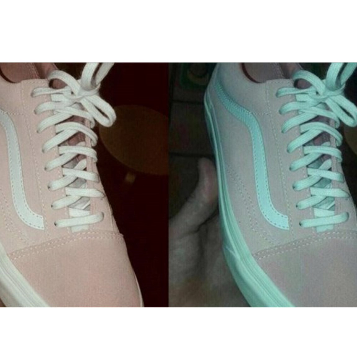 New internet craze! Do you think these trainers are pink and white or ...
