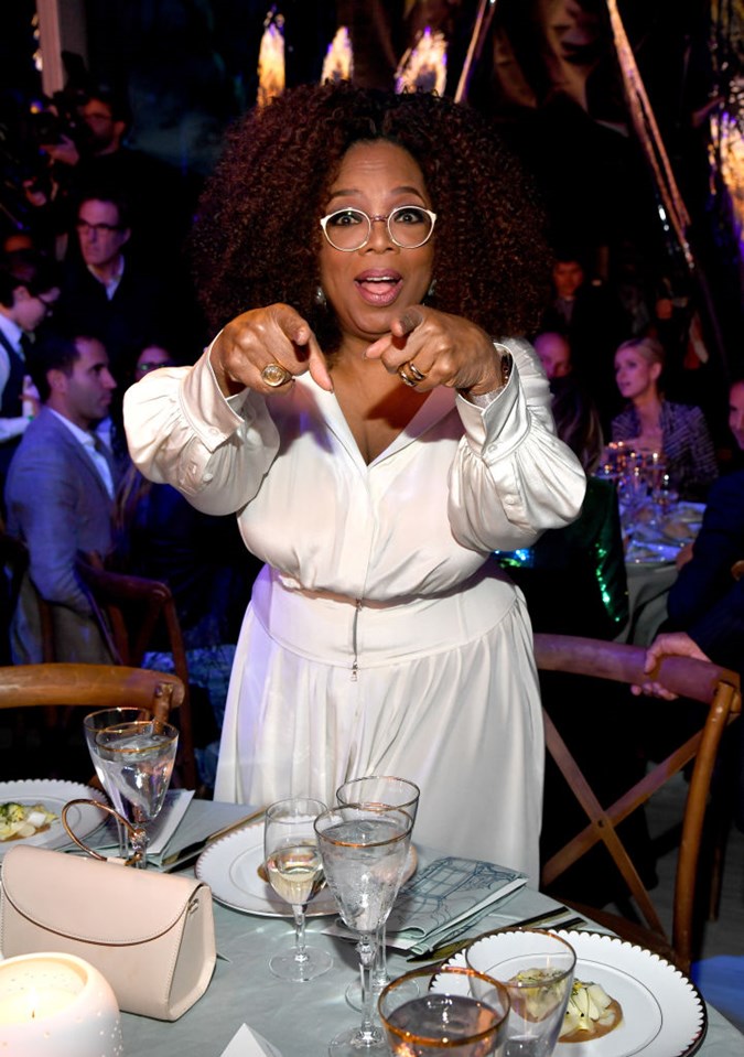 Oprah Winfrey is an early riser!