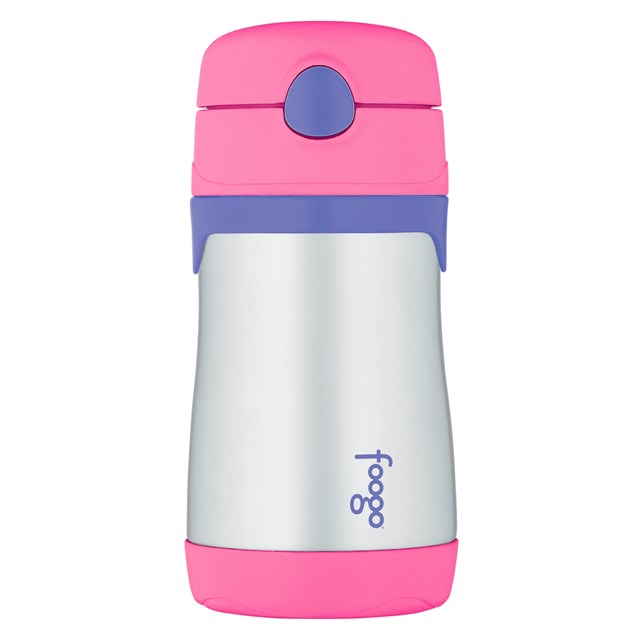 290ml Foogo® Vacuum Insulated Straw Bottle - Pink