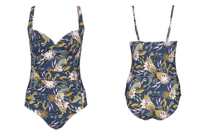 Moulded Cups Shapewear One Piece Swimsuit $25 from Kmart