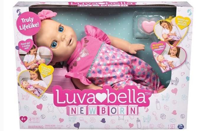 3. Luvabella Newborn interactive doll RRP $99