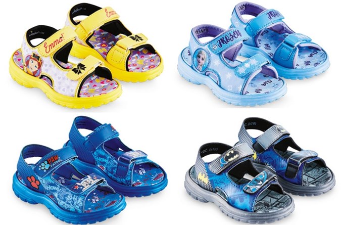 Children's sandals. Image: Aldi