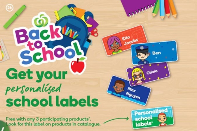Woolworths has launched their new back-to-school promotion.