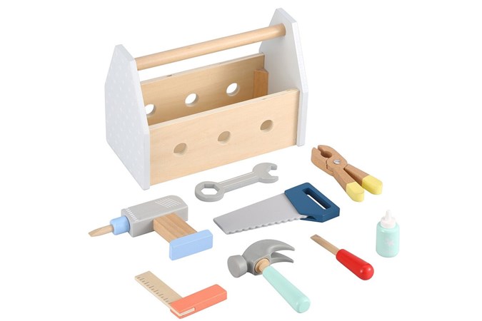 Wooden Tool Box Set. Image: Kmart