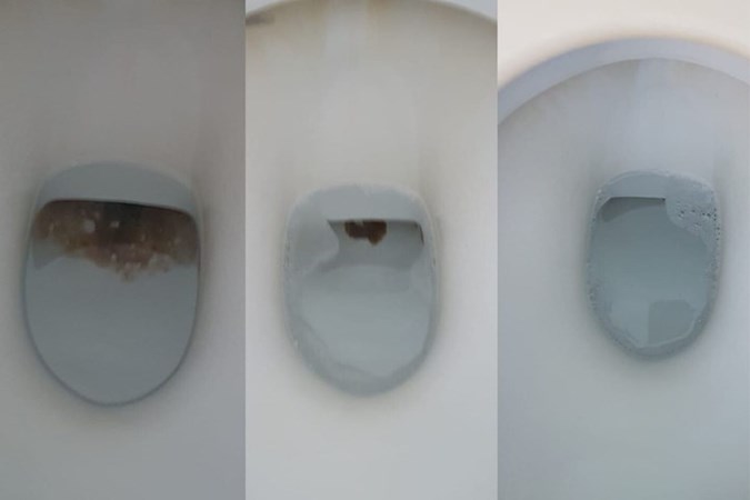 Louise showed show Scalex transformed her toilet. Image: Mums Who Clean/Facebook
