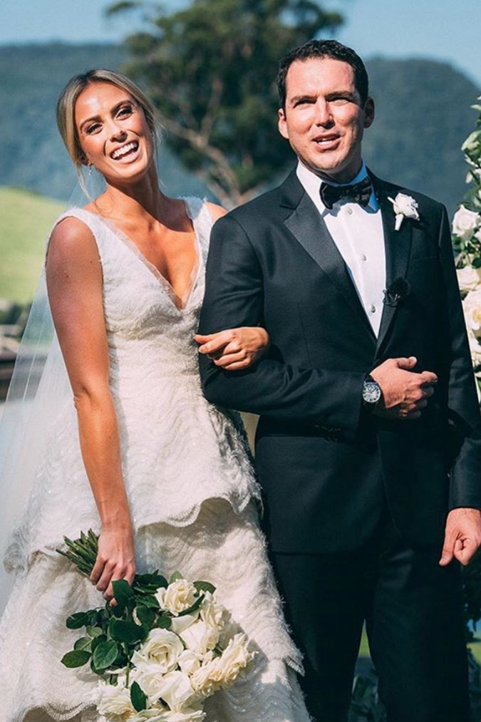 Sylvia and Peter on their wedding day. Image: Instagram