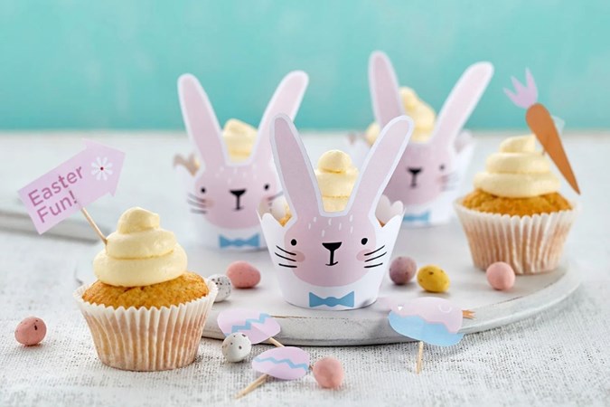 Vanilla Bunny Cupcakes