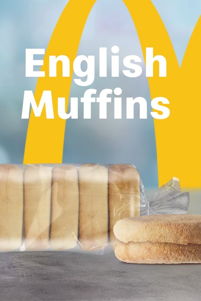 English muffins available at Maccas. Image: McDonald's.