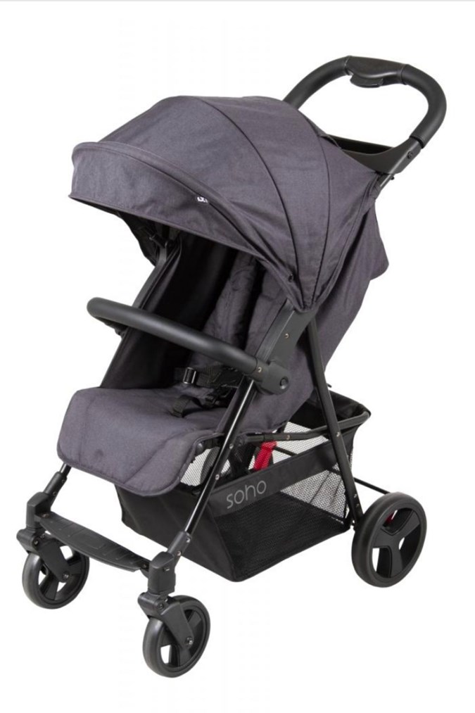 The Childcare Soho Stroller Black. Image: ACCC