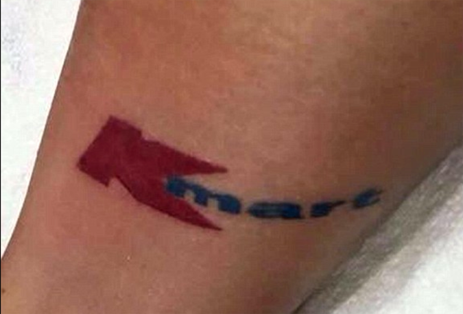 Woman gets 'Kmart' tattooed on her ankle to prove her love for the store