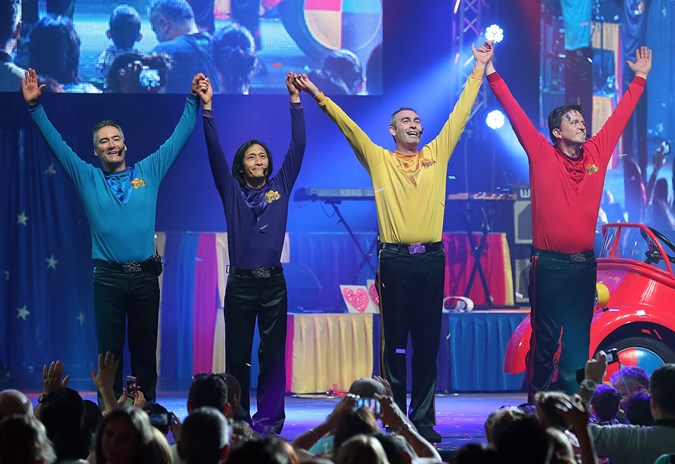 The original line-up of The Wiggles/Getty