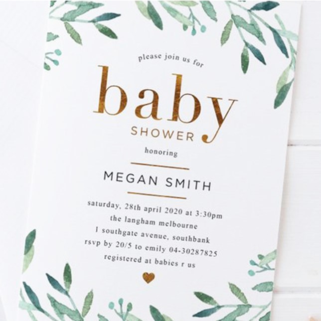 Baby Shower Invitation - download and print