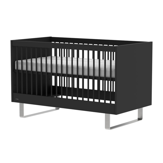 Kidsmill Cot in black, Intense Collection